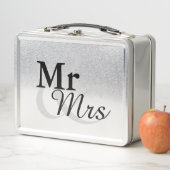 Mr&Mrs Simple Elegant Typography Wedding Favor (In situ)