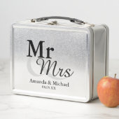 Mr&Mrs Simple Elegant Typography Wedding Favor (In situ)