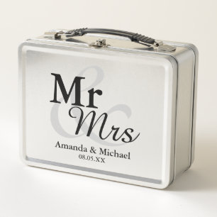 Mr&Mrs Simple Elegant Typography Wedding Favor