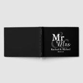 Mr&Mrs Simple Elegant Typography Wedding Gastenboek (Volledig)