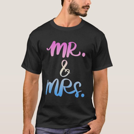 MR & MRS T-SHIRT (Voorkant)