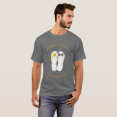 Mr & Mrs Teenslippers Yellow Hibiscus Beach Weddin T-shirt (Voorkant volledig)