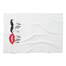 Mr & Mrs. To Be Mustache & Lips Party Hostess