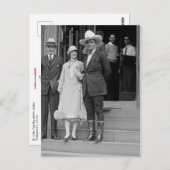 Mr. & Mrs Tom Mix Briefkaart (Voorkant / Achterkant)