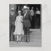 Mr. & Mrs Tom Mix Briefkaart (Voorkant)