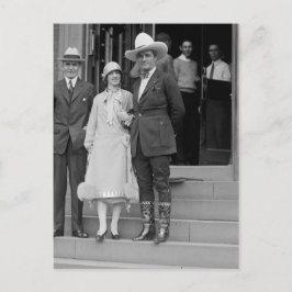 Mr. & Mrs Tom Mix Briefkaart