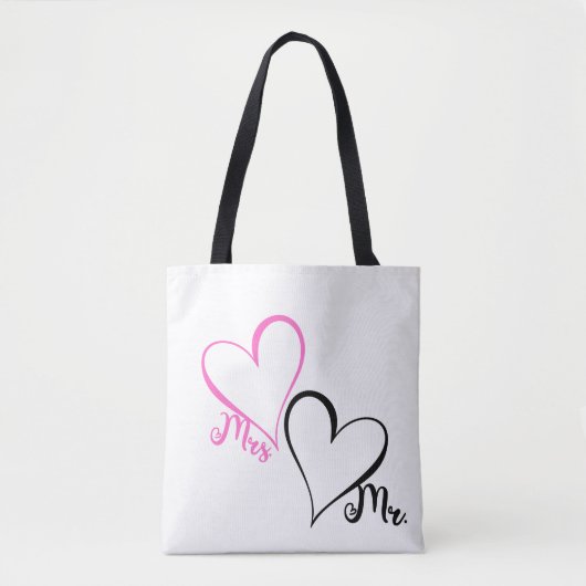 Mr. & Mrs. Tote Bag (Voorkant)