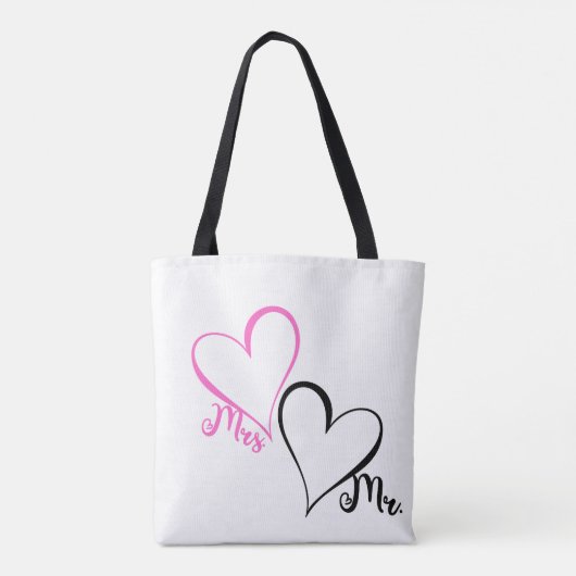 Mr. & Mrs. Tote Bag (Achterkant)