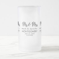 Mr & Mrs Trendy Calligrafie Font Wedding