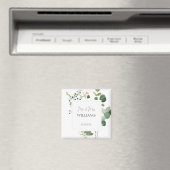 Mr & Mrs Trouw Greenery Gouden Magneet Favor (Insitu (Vaatwasser))