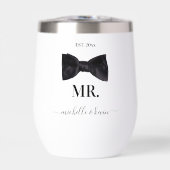Mr. & Mrs Wedding Black & White (Voorkant)