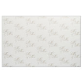 Mr&Mrs Wedding Celebration White Fabric Stof (Fat Quarter)