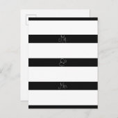 Mr. & Mrs. Wedding Congratulations Marriage Card Briefkaart (Voorkant / Achterkant)