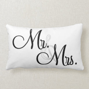 MR & Mrs. Wedding Gift American MoJo Pillow Kussen