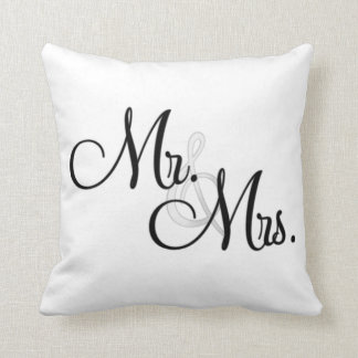 MR & Mrs. Wedding Shower Gift MoJo Pillow Kussen