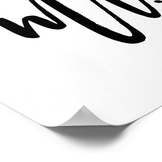 Mr. & Mrs White Script 3 Photo Collage Poster (Hoek)