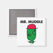Mr Muddle | Achteruit lopen Magneet (Voorkant / Achterkant)
