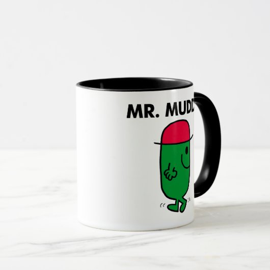 Mr Muddle | Achteruit lopen Mok (Voorkant rechts)