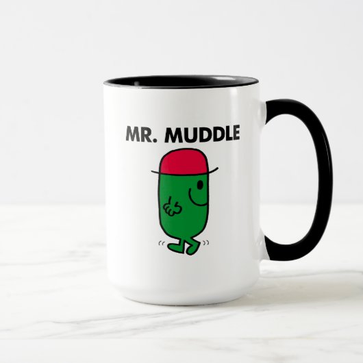Mr Muddle | Achteruit lopen Mok (Rechts)