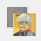 Mr Mustachio Magneet (Voorkant / Achterkant)