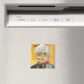 Mr Mustachio Magneet (Insitu (Vaatwasser))
