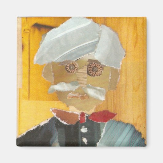 Mr Mustachio Magneet (Voorkant)
