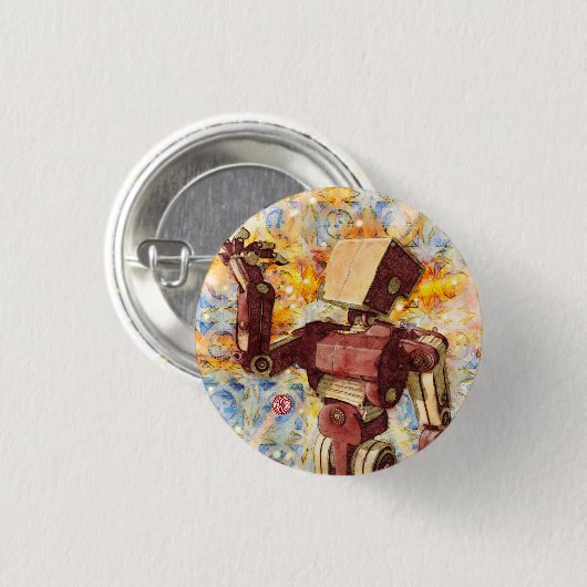 Mr. Myself Ronde Button 3,2 Cm (Voorkant /achterkant)