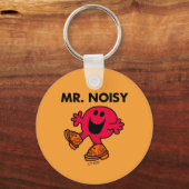 Mr Noisy | Grote wandelende klompen Sleutelhanger (Voorkant)
