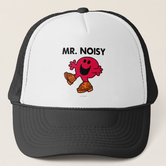 Mr Noisy | Grote wandelende klompen Trucker Pet (Voorkant)