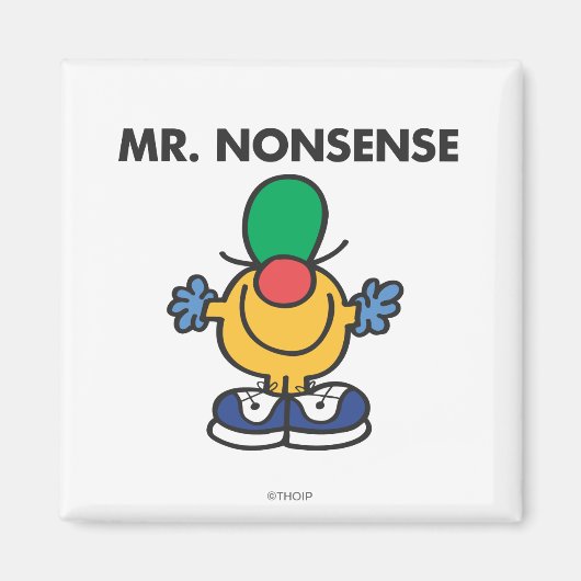 Mr. Nonsense | Grappige outfit Magneet (Voorkant)