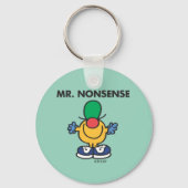 Mr. Nonsense | Grappige outfit Sleutelhanger (Voorkant)