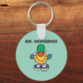 Mr. Nonsense | Grappige outfit Sleutelhanger (Achterkant)
