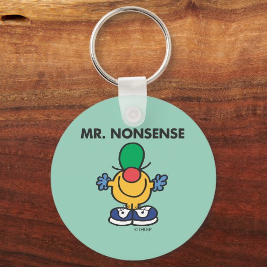 Mr. Nonsense | Grappige outfit Sleutelhanger (Voorkant)