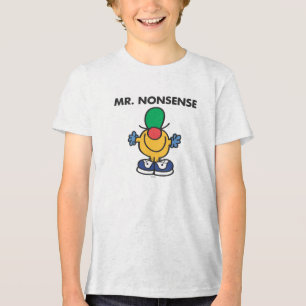 Mr. Nonsense   Grappige outfit Tri-Blend Shirt