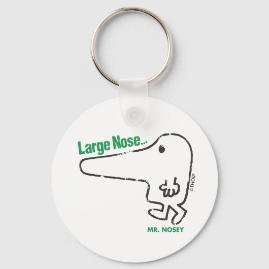 Mr Nosey | Grote neus Sleutelhanger (Voorkant)