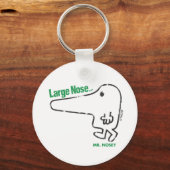 Mr Nosey | Grote neus Sleutelhanger (Voorkant)
