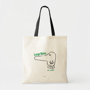 Mr Nosey Grote neus Tote Bag