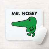 Mr Nosey | Leiding door een neus Muismat (Met muis)