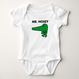 Mr Nosey Leiding door een neus Romper