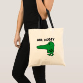 Mr Nosey | Leiding door een neus Tote Bag (Voorkant (product))