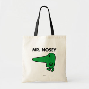 Mr Nosey Leiding door een neus Tote Bag