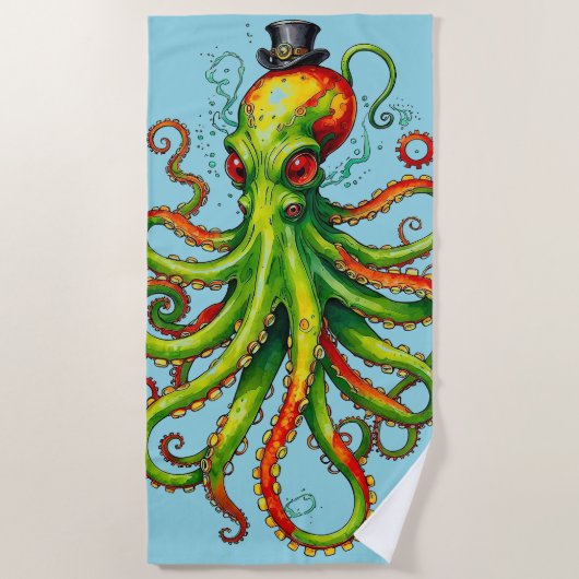 Mr Octopus Strandlaken (Voorkant)