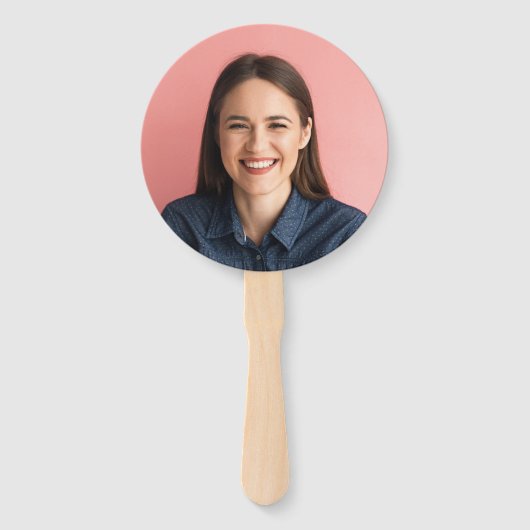 Mr of Mrs.? | Bride Groom Photo Weddenschap Handwaaier (Voorkant)