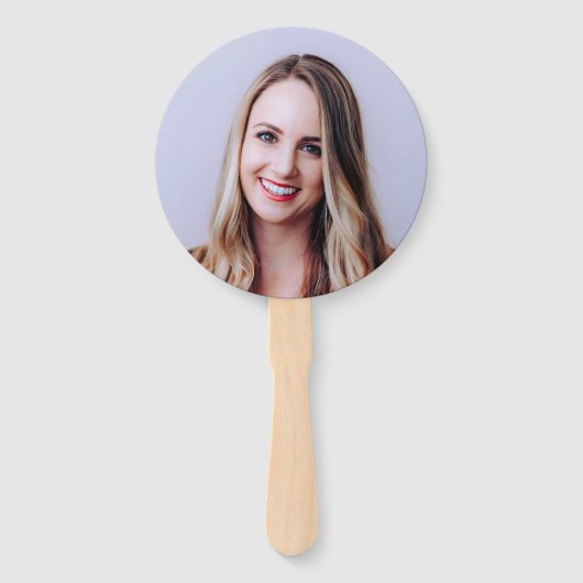 Mr of Mrs.? | Bride Groom Photo Weddenschap Handwaaier (Voorkant)