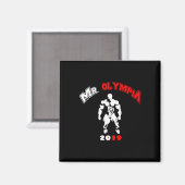 Mr Olympia 2019 Gym Bodybuilding Fitness Workout Magneet (Voorkant / Achterkant)