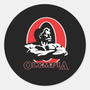 Mr Olympia Bodybuilding Fitness Gym Ronde Sticker