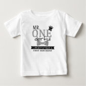 Mr ONEderful 1st Birthday Peuter T-shirt (Voorkant)