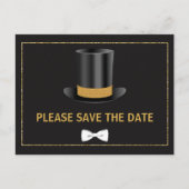Mr. ONEderful 1st Birthday Save the Date Briefkaar Aankondigingskaart (Voorkant)