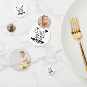 Mr ONEderful 1st Verjaardagsfeestfoto Confetti