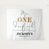 Mr. Onederful Achtergrond Wandkleed (Voorkant (horizontaal))